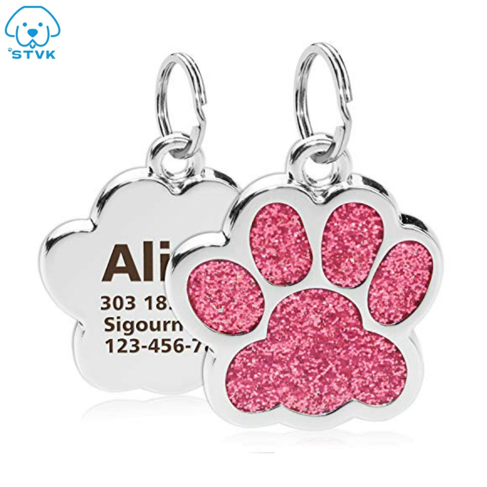 Paw Glitter Pendant