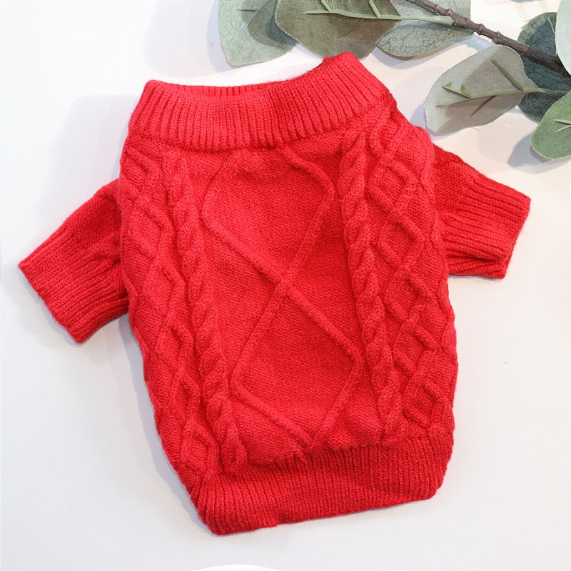 Creative Letter Puppy Knit Sweater