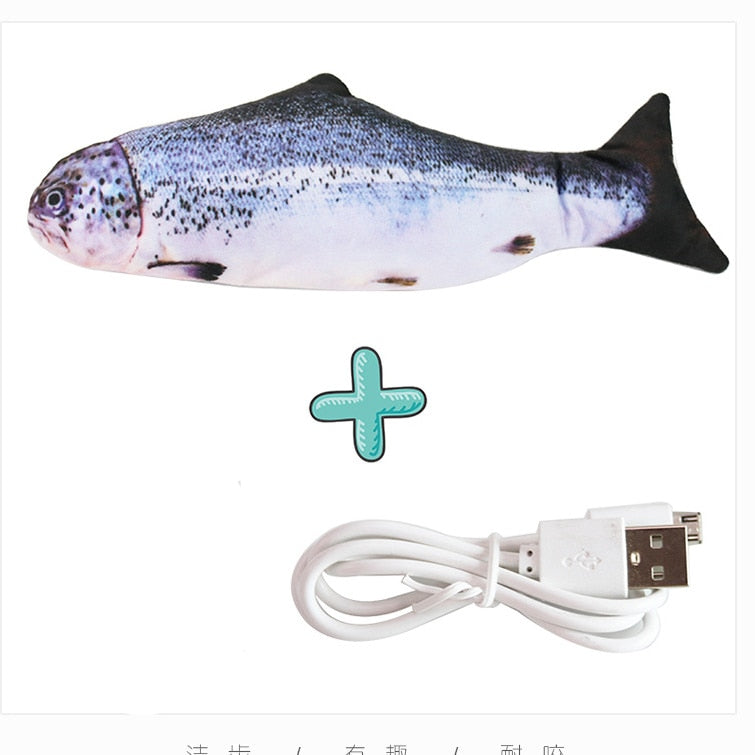 Electric Floppy Fish Cat toy