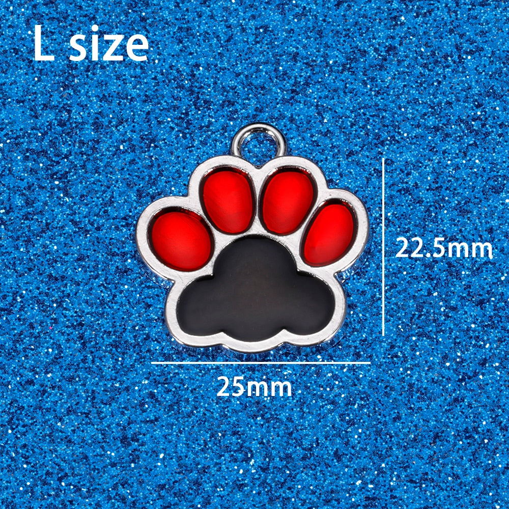 Paw Glitter Pendant