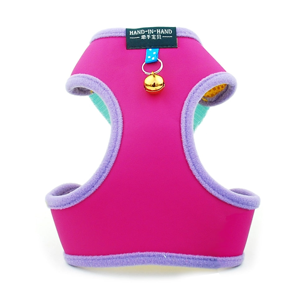 Pet Adjustable Harness With Bell