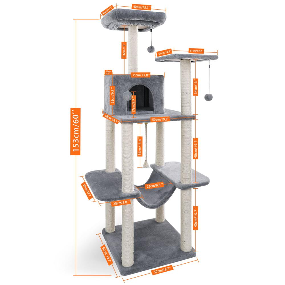 Cat Tree Furniture Tower Climb