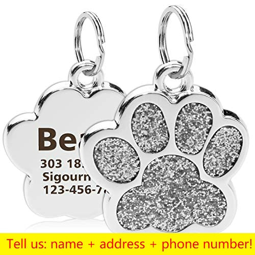 Paw Glitter Pendant