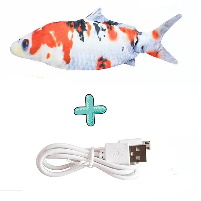 Electric Floppy Fish Cat toy