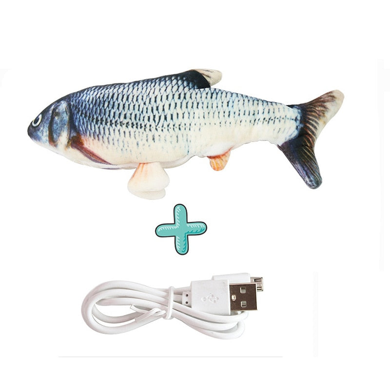 Electric Floppy Fish Cat toy