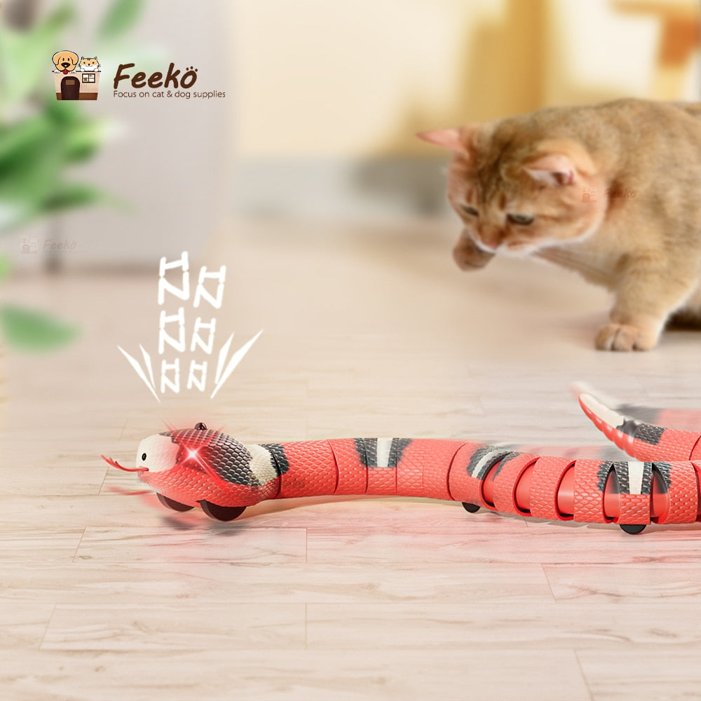 Smart Sensing Snake Cat Toys