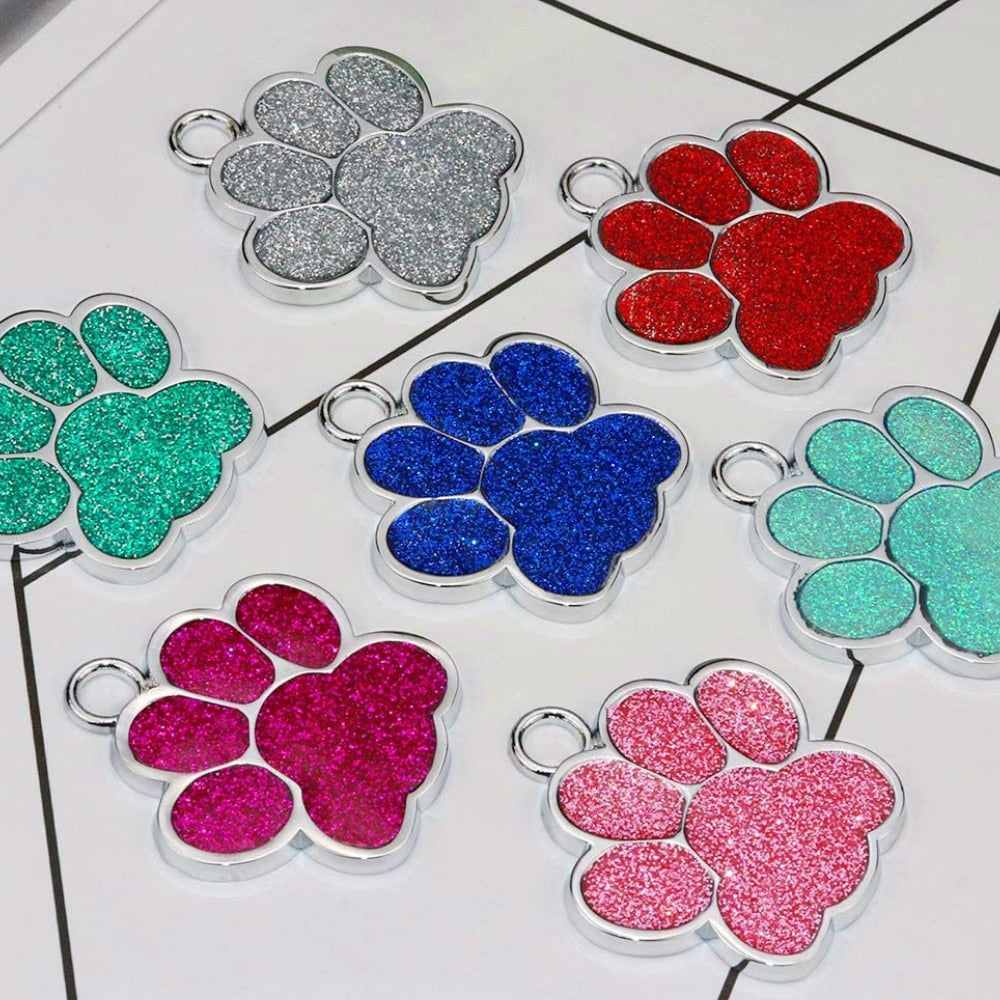 Paw Glitter Pendant