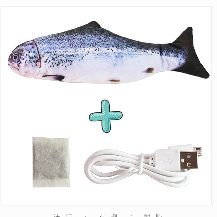 Electric Floppy Fish Cat toy