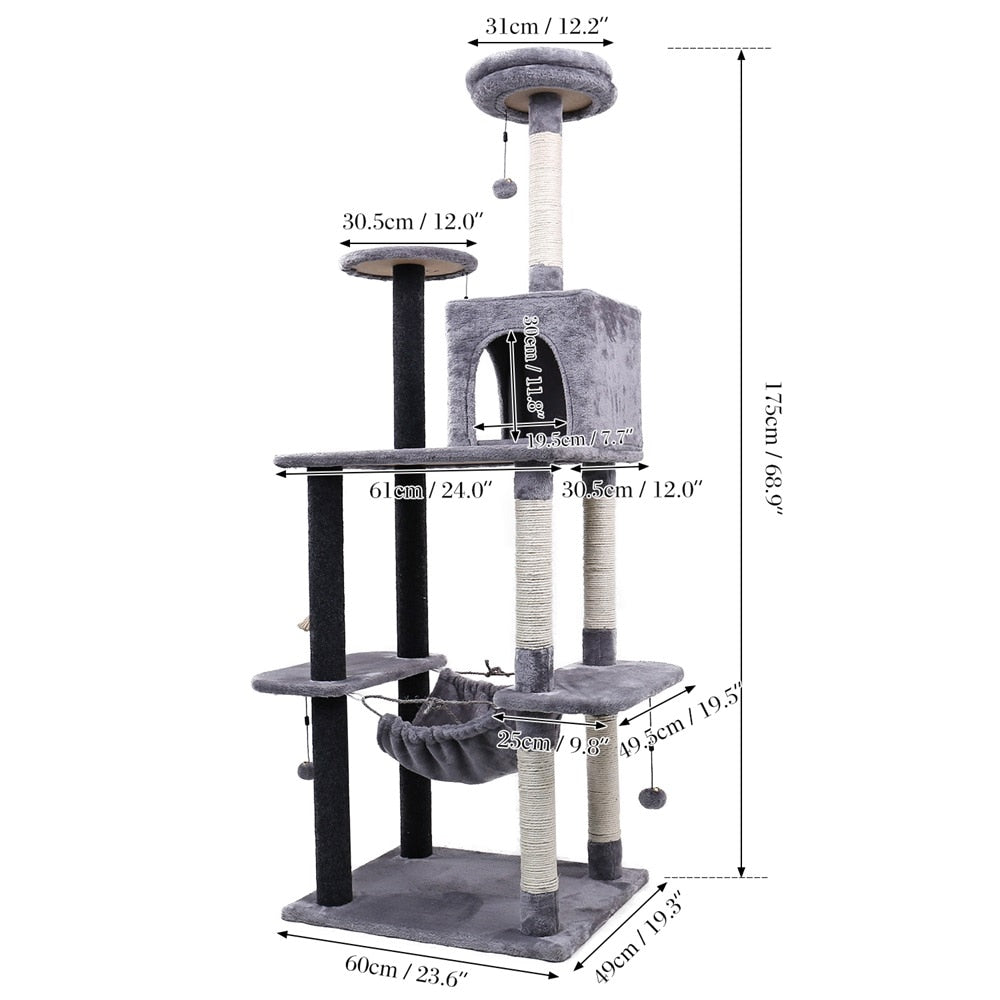 Multi-Level Cat Tree Condo Furniture