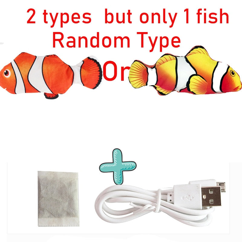 Electric Floppy Fish Cat toy