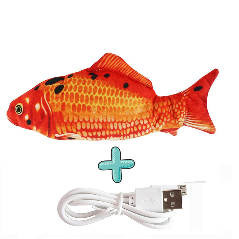 Electric Floppy Fish Cat toy