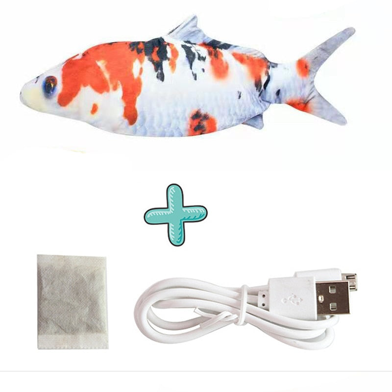 Electric Floppy Fish Cat toy