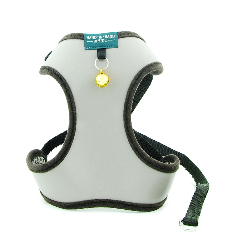 Pet Adjustable Harness With Bell