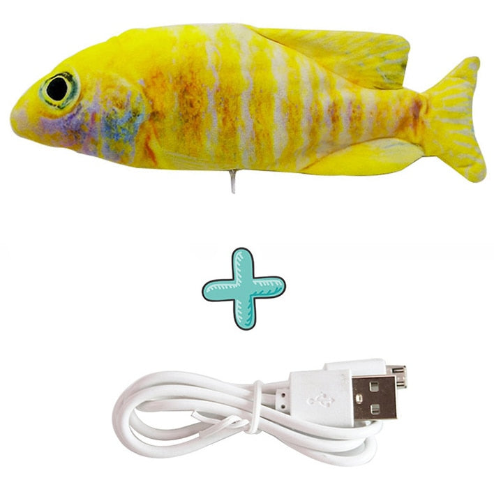 Electric Floppy Fish Cat toy