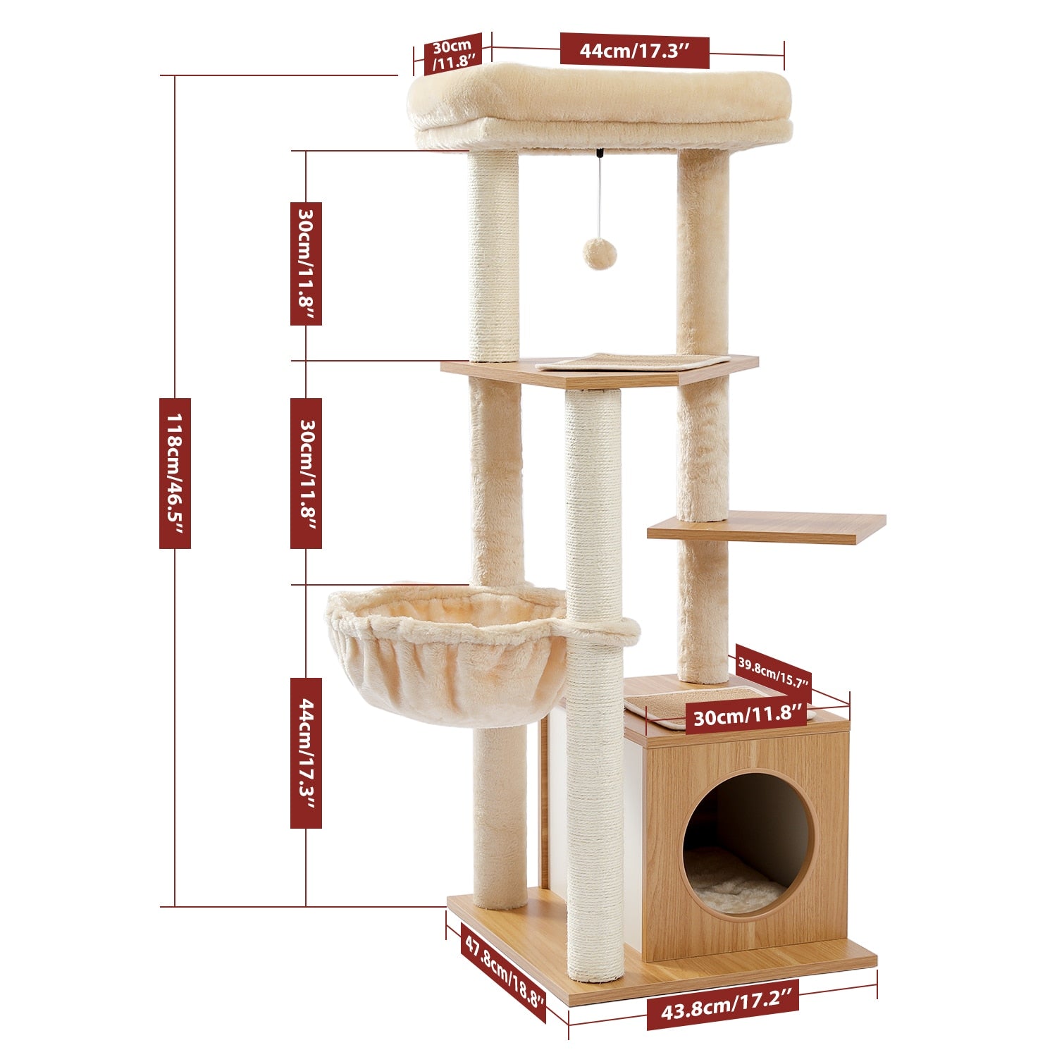 Cat Tree Furniture Tower Climb