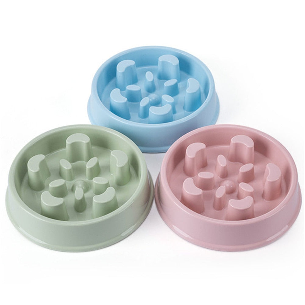 NonSlip Anti Gulping Feeder Bowl