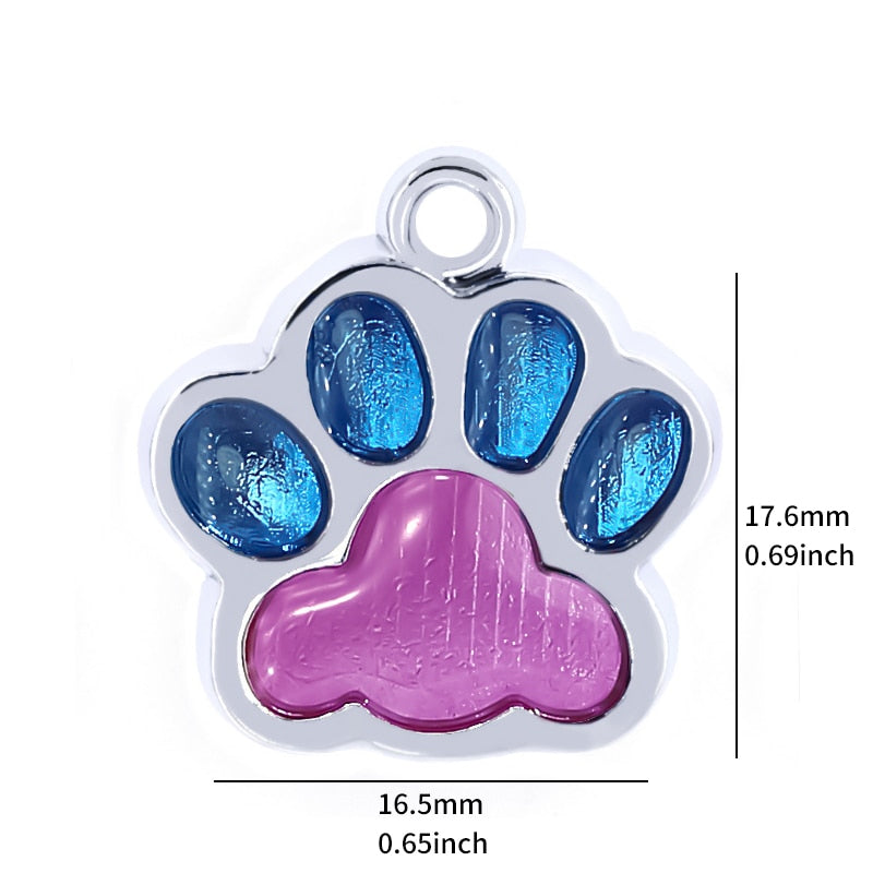 Paw Glitter Pendant