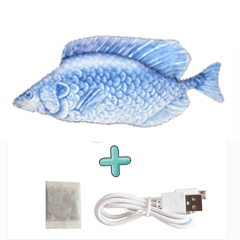 Electric Floppy Fish Cat toy