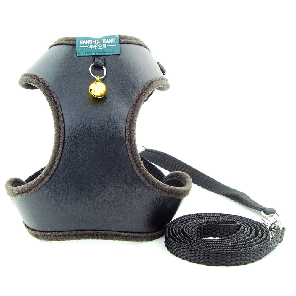 Pet Adjustable Harness With Bell