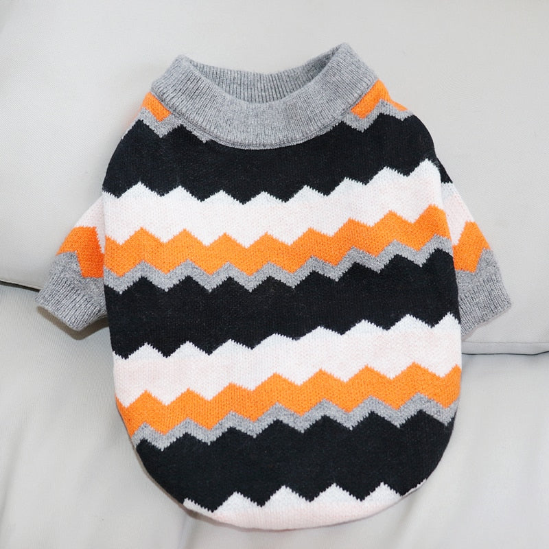 Creative Letter Puppy Knit Sweater