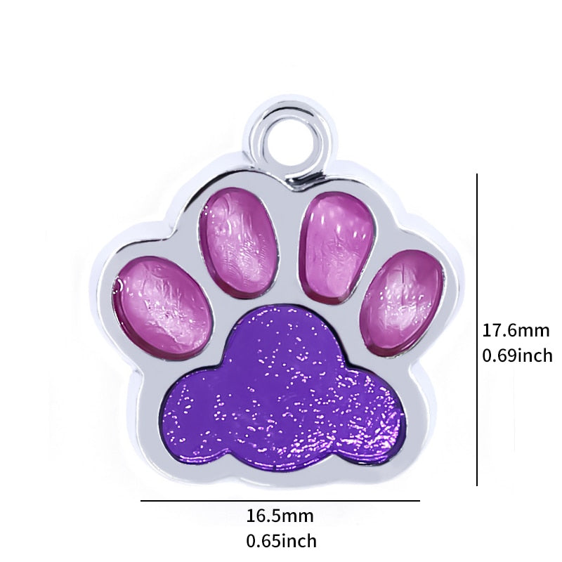 Paw Glitter Pendant