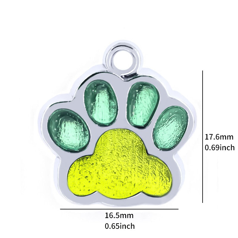 Paw Glitter Pendant