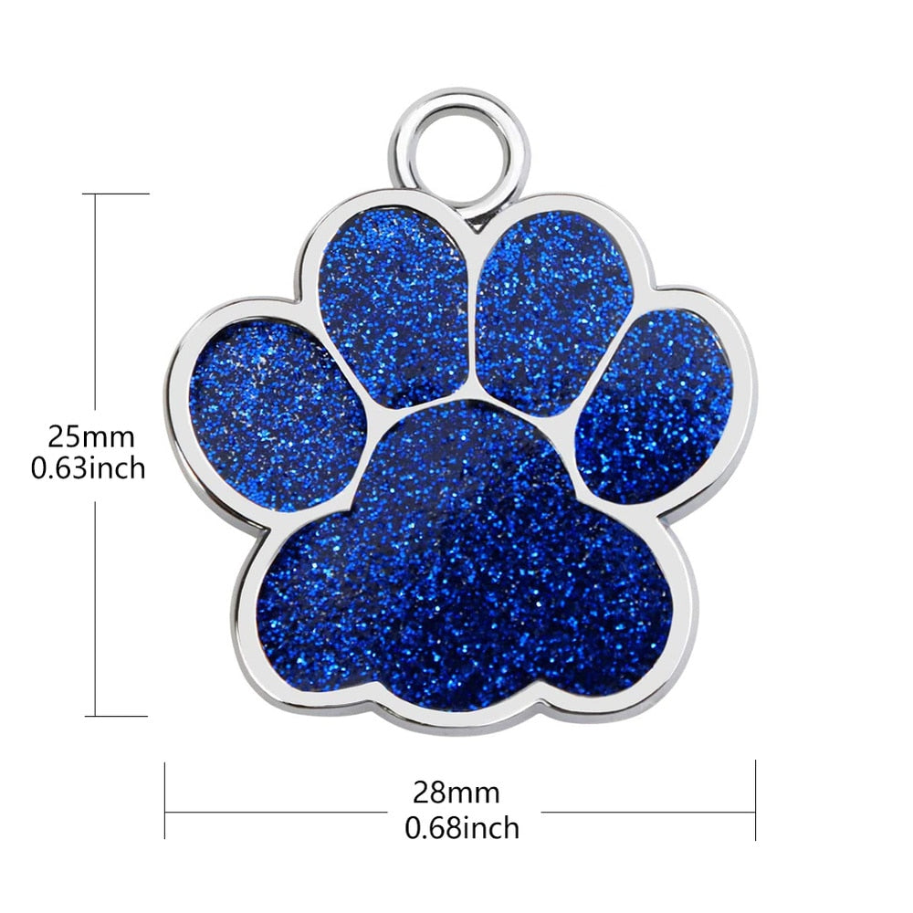 Paw Glitter Pendant