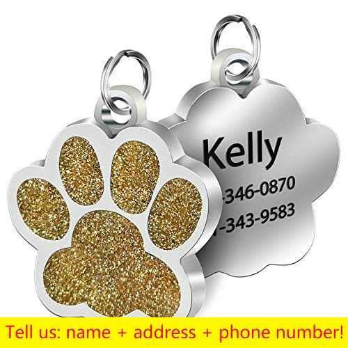 Paw Glitter Pendant