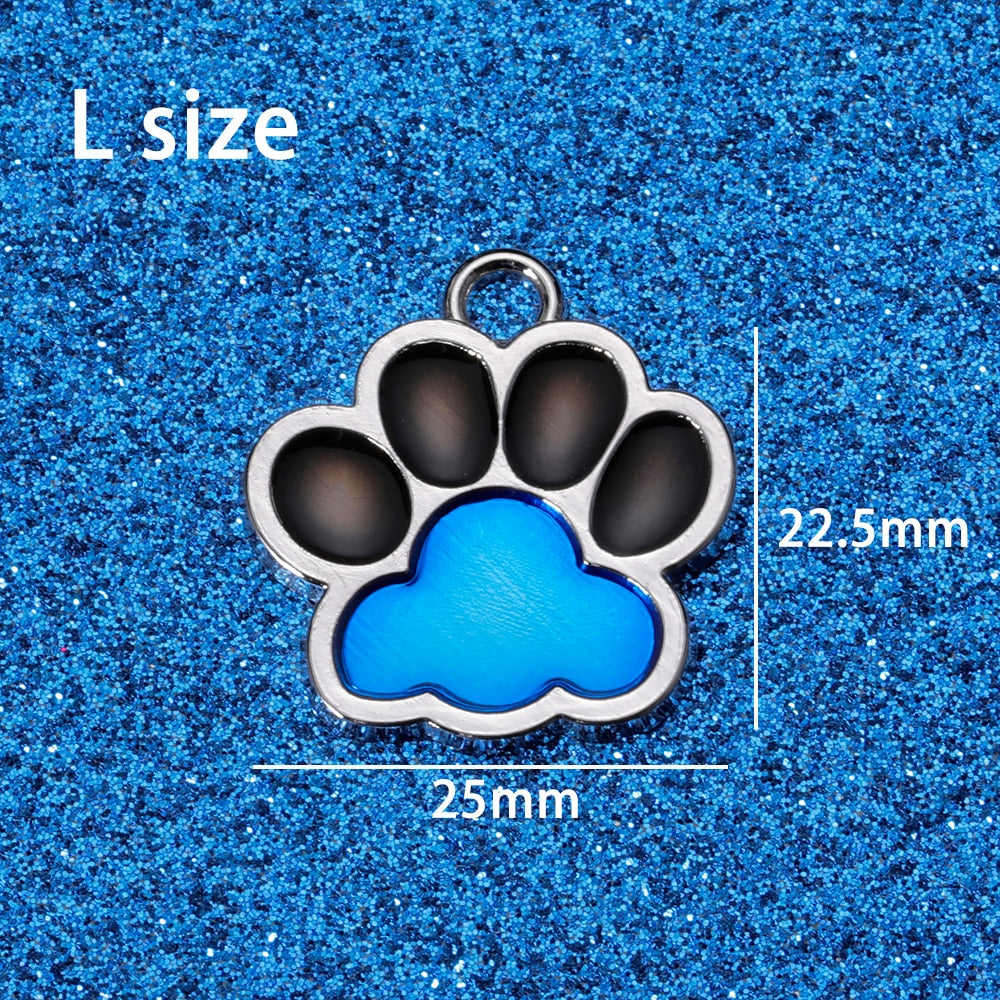 Paw Glitter Pendant