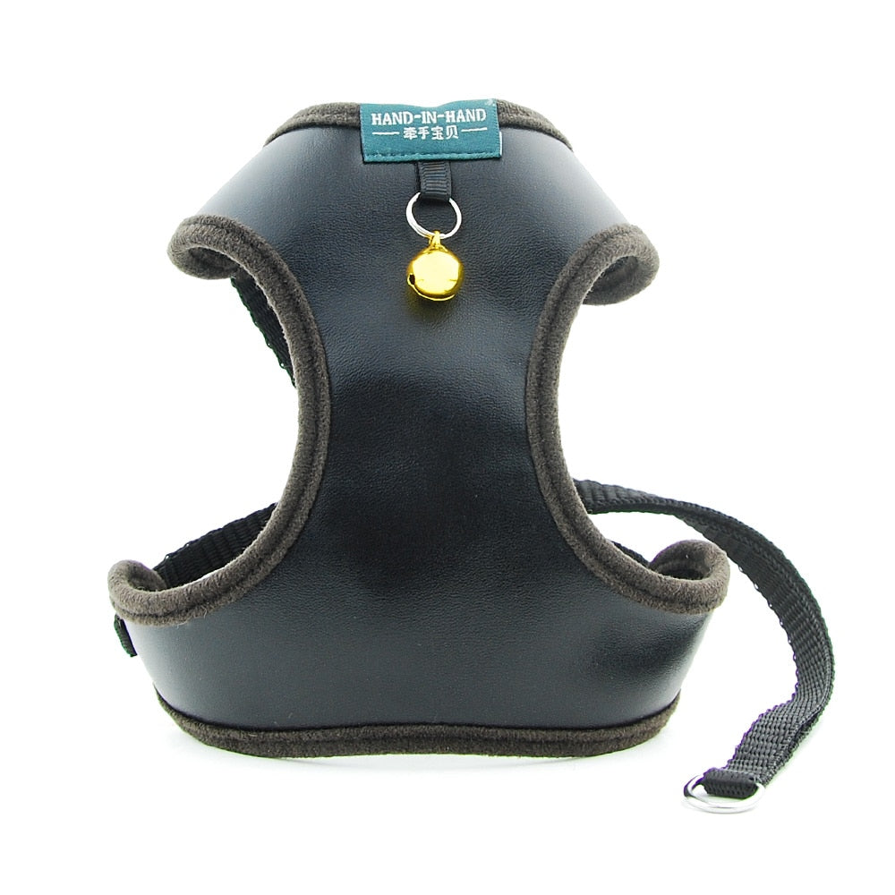 Pet Adjustable Harness With Bell