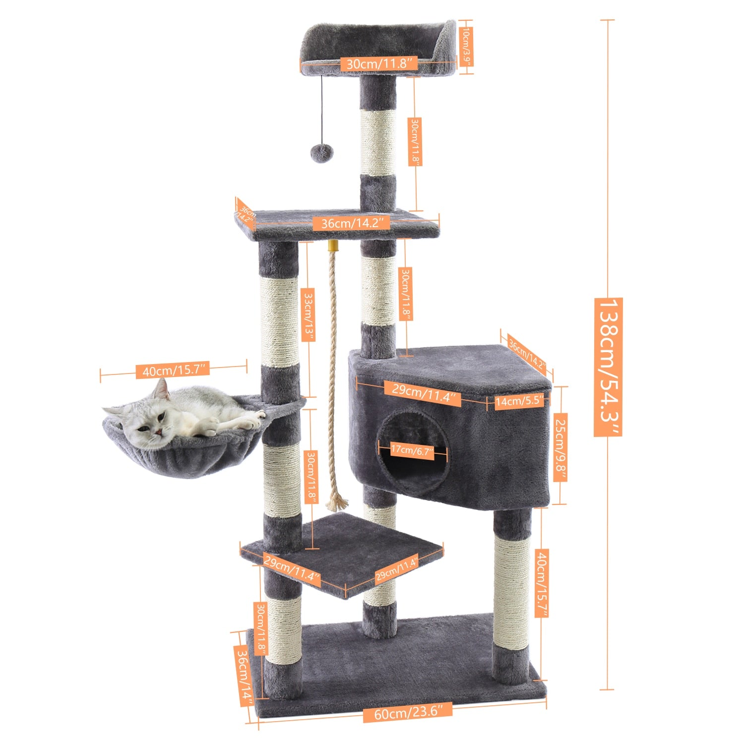 Multi-Level Cat Tree Condo Furniture