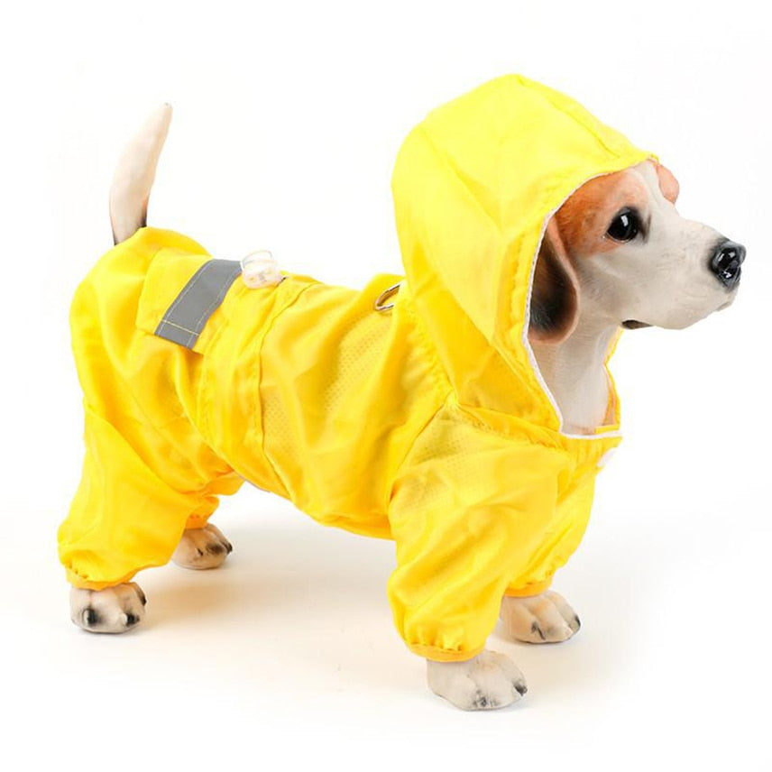 Puppy Casual Cat Raincoat Waterproof Jacket