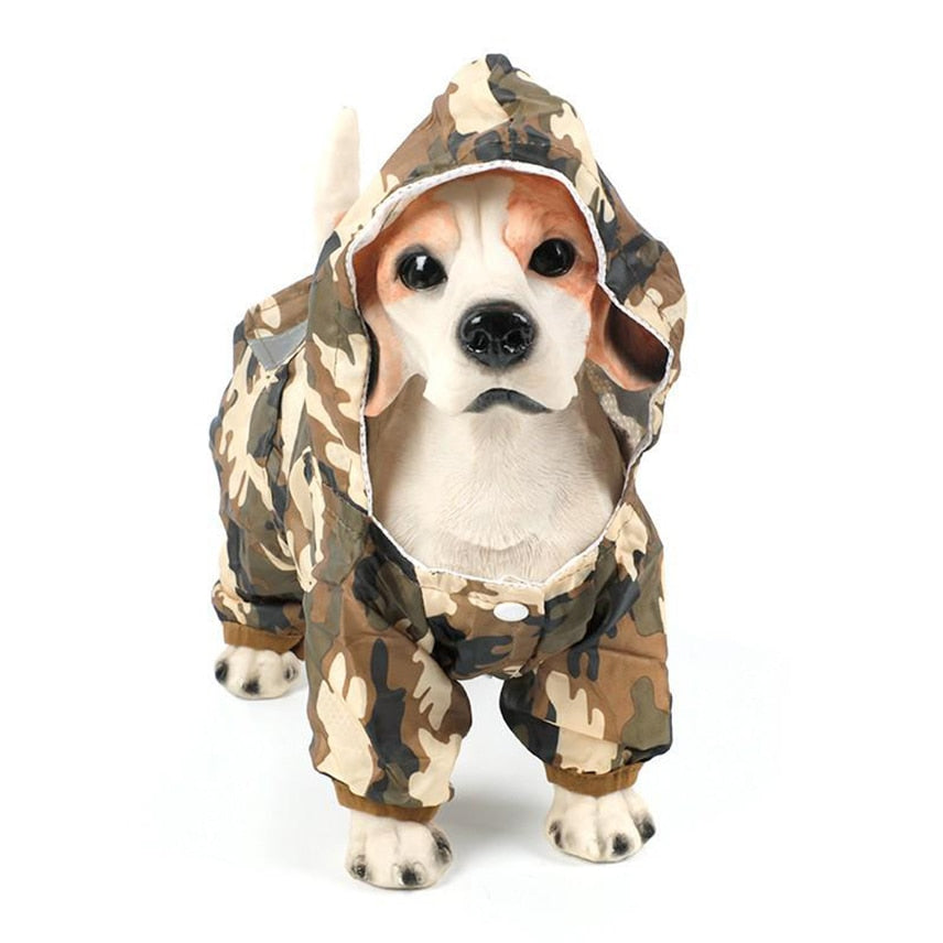 Puppy Casual Cat Raincoat Waterproof Jacket