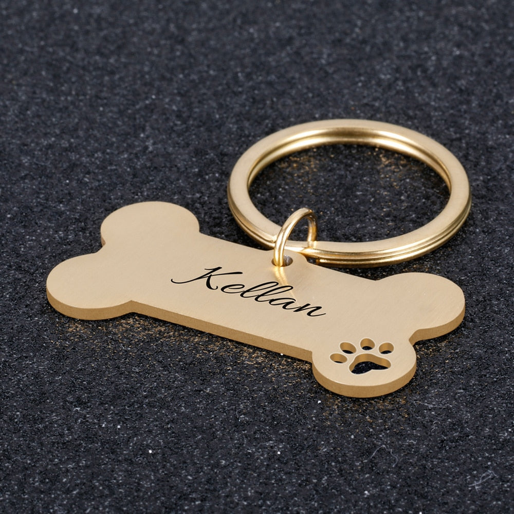 Keyring Bone Tag Pet